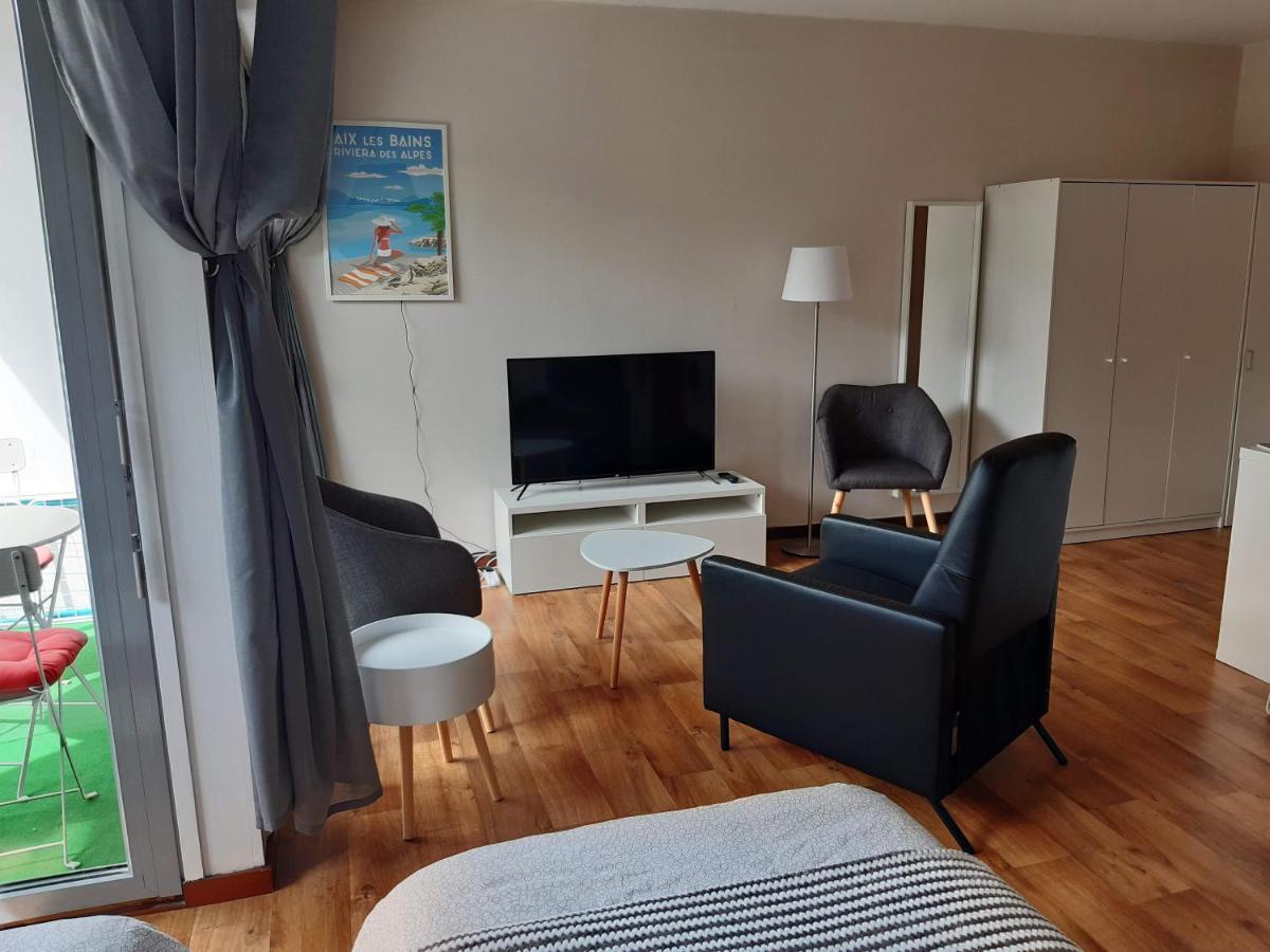 Studio Calme Renove Parking Proche Centre Et Thermes Aix-les-Bains Ngoại thất bức ảnh